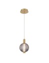 Quintiesse Palmas small pendant lamp - 1 light source - Brushed gold Elstead Lighting QN-PALMAS-1MP-BG
