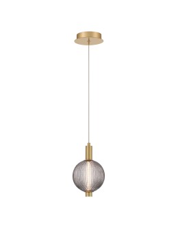 Quintiesse Mała lampa wisząca Palmas - 1 źródło światła - Szczotkowane złoto QN-PALMAS-1MP-BG - produkt 2