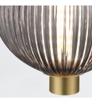 Pendant lamps spheres - Quintiesse Palmas small pendant lamp - 1 light source - Brushed gold Elstead Lighting QN-PALMAS-1MP-BG - product 4