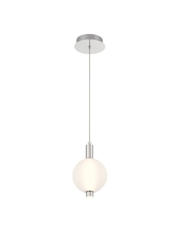 Quintiesse Palmas small pendant lamp - 1 light source - Polished Nickel Elstead Lighting QN-PALMAS-1MP-PN