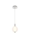 Quintiesse Palmas small pendant lamp - 1 light source - Polished Nickel Elstead Lighting QN-PALMAS-1MP-PN