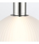 Pendant lamps spheres - Quintiesse Palmas small pendant lamp - 1 light source - Polished Nickel Elstead Lighting QN-PALMAS-1MP-PN - product 3