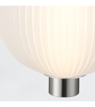 Pendant lamps spheres - Quintiesse Palmas small pendant lamp - 1 light source - Polished Nickel Elstead Lighting QN-PALMAS-1MP-PN - product 4