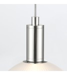 Pendant lamps spheres - Quintiesse Palmas small pendant lamp - 1 light source - Polished Nickel Elstead Lighting QN-PALMAS-1MP-PN - product 5