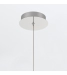 Pendant lamps spheres - Quintiesse Palmas small pendant lamp - 1 light source - Polished Nickel Elstead Lighting QN-PALMAS-1MP-PN - product 6