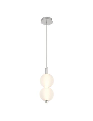 Quintiesse Mała lampa wisząca Palams - 2 źródła światła - Polerowany nikiel QN-PALMAS-2MP-PN