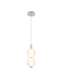 Quintiesse Palams small pendant lamp - 2 light sources - Polished Nickel Elstead Lighting QN-PALMAS-2MP-PN