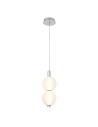 Quintiesse Palams small pendant lamp - 2 light sources - Polished Nickel Elstead Lighting QN-PALMAS-2MP-PN