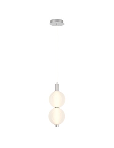 Quintiesse Palams small pendant lamp - 2 light sources - Polished Nickel Elstead Lighting QN-PALMAS-2MP-PN - product 2