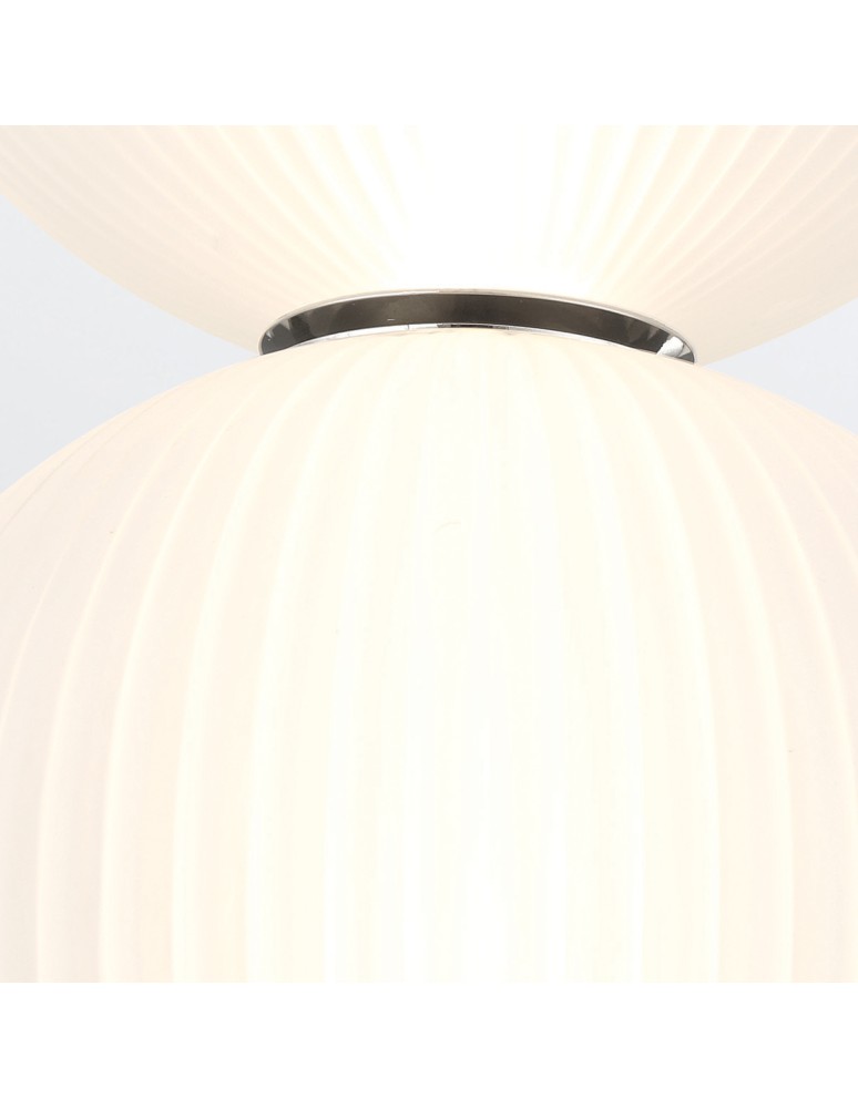 Pendant lamps spheres - Quintiesse Palams small pendant lamp - 2 light sources - Polished Nickel Elstead Lighting QN-PALMAS-2MP-PN - product kolory-swiatla.pl 3