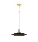 Classic pendant lamps - Quintiesse Welsh Pendant Lamp - Matte Black Elstead Lighting QN-WELSH-P-BK. - product 1