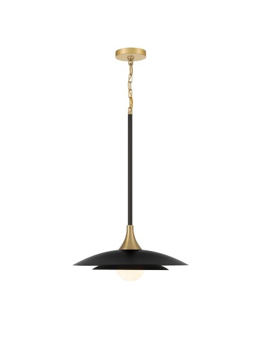 Quintiesse Lampa wisząca Welsh - Matowa czerń QN-WELSH-P-BK