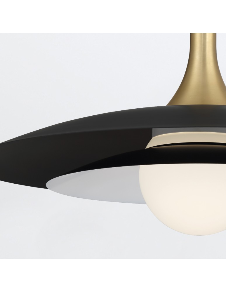 Classic pendant lamps - Quintiesse Welsh Pendant Lamp - Matte Black Elstead Lighting QN-WELSH-P-BK. - product kolory-swiatla.pl 2