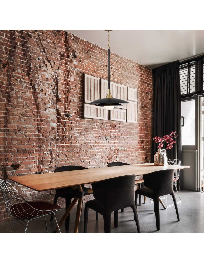 Classic pendant lamps - Quintiesse Welsh Pendant Lamp - Matte Black Elstead Lighting QN-WELSH-P-BK. - product kolory-swiatla.pl 7