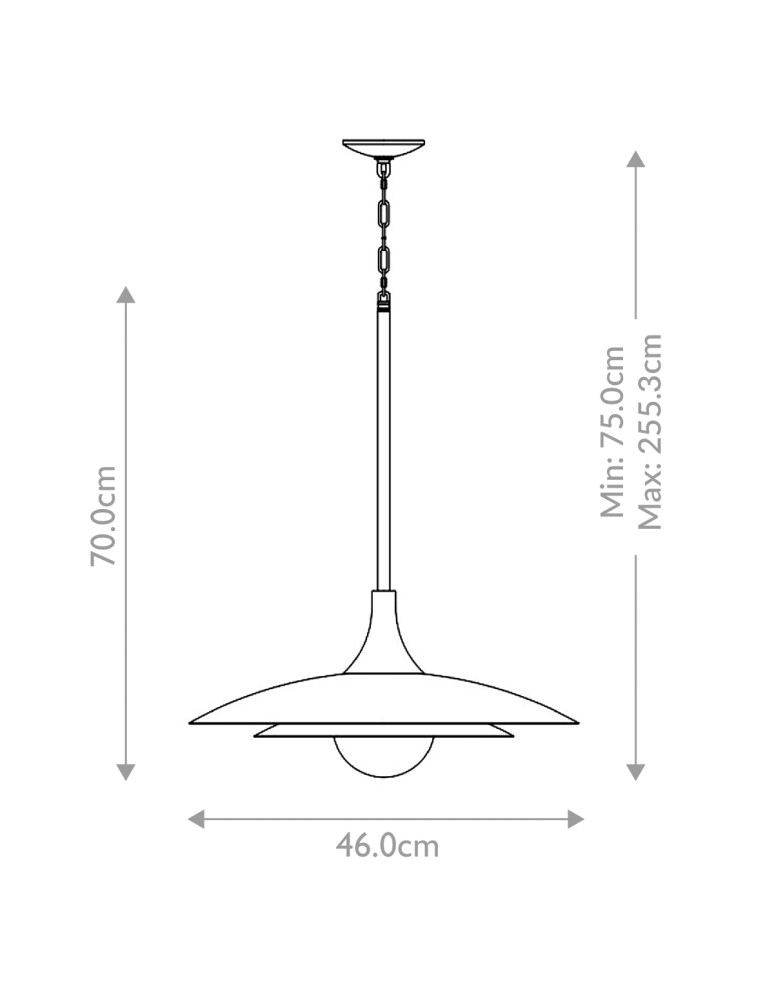 Classic pendant lamps - Quintiesse Welsh Pendant Lamp - Matte Black Elstead Lighting QN-WELSH-P-BK. - product kolory-swiatla.pl 9