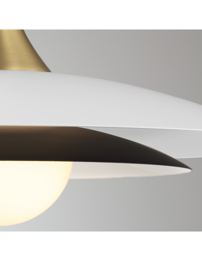 Quintiesse Lampa wisząca Welsh - Matowa biel QN-WELSH-P-WHT