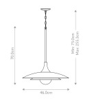 Quintiesse Lampa wisząca Welsh - Matowa biel QN-WELSH-P-WHT