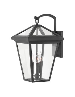 Quintiesse Large Alford Place wall lantern - 3 light sources IP44 Elstead Lighting QN-ALFORD-PLACE2-L-MB