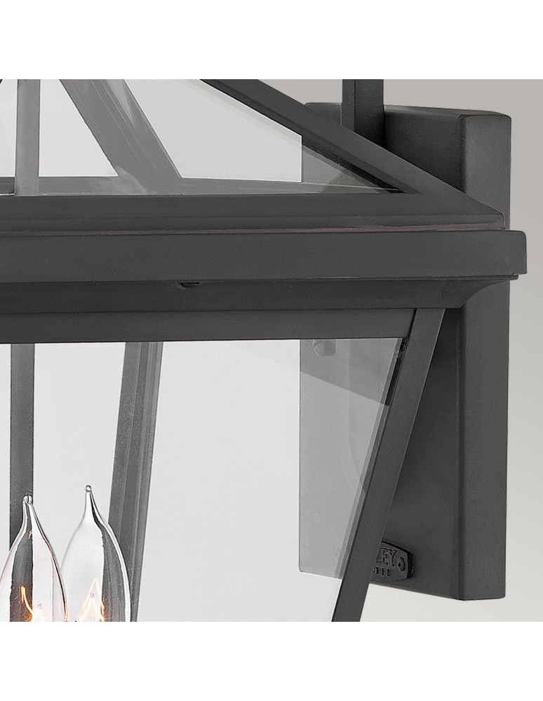 Quintiesse Duża latarnia naścienna Alford Place - 3 źródła światła IP44 Elstead Lighting QN-ALFORD-PLACE2-L-MB