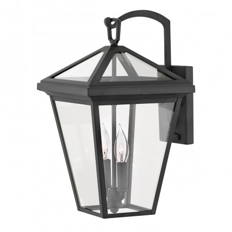 Quintiesse Średnia latarnia naścienna Alford Place - 2 źródła światła IP44 Elstead Lighting QN-ALFORD-PLACE2-M-MB