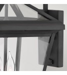 Outdoor wall lamps - Quintiesse Medium wall lantern Alford Place - 2 light sources IP44 Elstead Lighting QN-ALFORD-PLACE2-M-MB - product 5