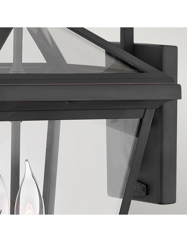 Outdoor wall lamps - Quintiesse Medium wall lantern Alford Place - 2 light sources IP44 Elstead Lighting QN-ALFORD-PLACE2-M-MB - product kolory-swiatla.pl 5
