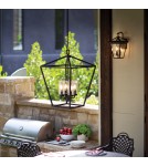 Outdoor wall lamps - Quintiesse Medium wall lantern Alford Place - 2 light sources IP44 Elstead Lighting QN-ALFORD-PLACE2-M-MB - product 6