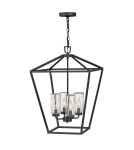 Quintiesse Latarnia wisząca Alford Place - 4 źródła światła IP44 Elstead Lighting QN-ALFORD-PLACE-4P-MB