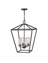 Quintiesse Alford Place pendant lantern - 4 light sources IP44 Elstead Lighting QN-ALFORD-PLACE-4P-MB