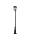 Quintiesse Alford Place standing lantern - 4 light sources IP44 Elstead Lighting QN-ALFORD-PLACE5-L-MB
