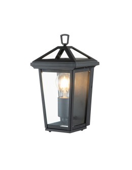 Quintiesse Alford Place wall lantern - 1 light source IP44 Elstead Lighting QN-ALFORD-PLACE7-S-MB