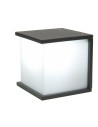 Lutec BOX CUBE Ścienna 1xE27 Antracyt 5184601118