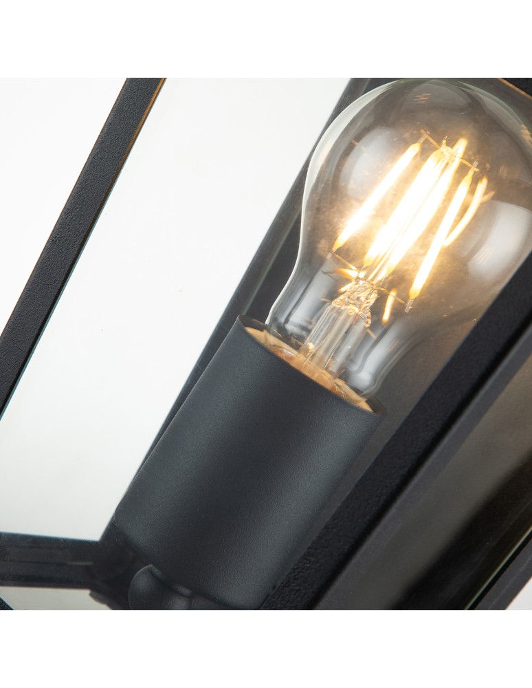 Outdoor wall lamps - Quintiesse Alford Place wall lantern - 1 light source IP44 Elstead Lighting QN-ALFORD-PLACE7-S-MB - product kolory-swiatla.pl 4