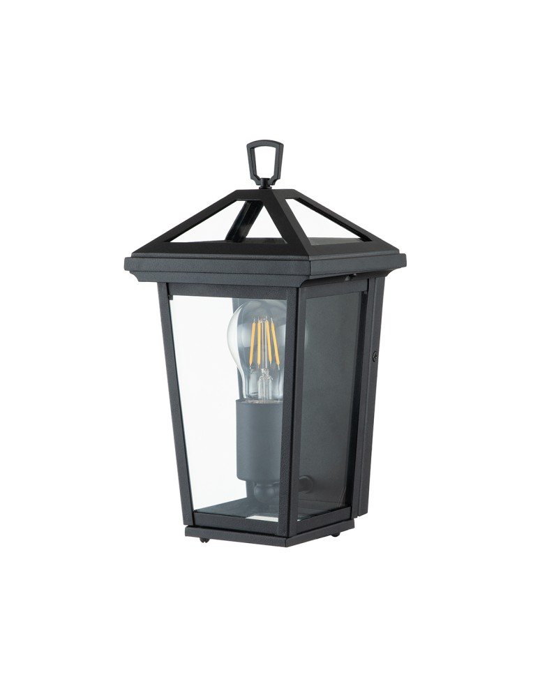 Outdoor wall lamps - Quintiesse Alford Place wall lantern - 1 light source IP44 Elstead Lighting QN-ALFORD-PLACE7-S-MB - product kolory-swiatla.pl 5
