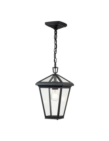 Quintiesse Small pendant lantern Alford Place - 1 light source IP44 Elstead Lighting QN-ALFORD-PLACE8-S-MB