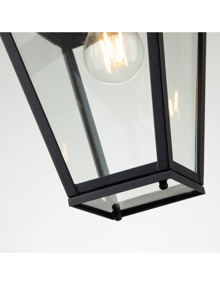 Quintiesse Mała latarnia wisząca Alford Place - 1 źródło światła IP44 Elstead Lighting QN-ALFORD-PLACE8-S-MB