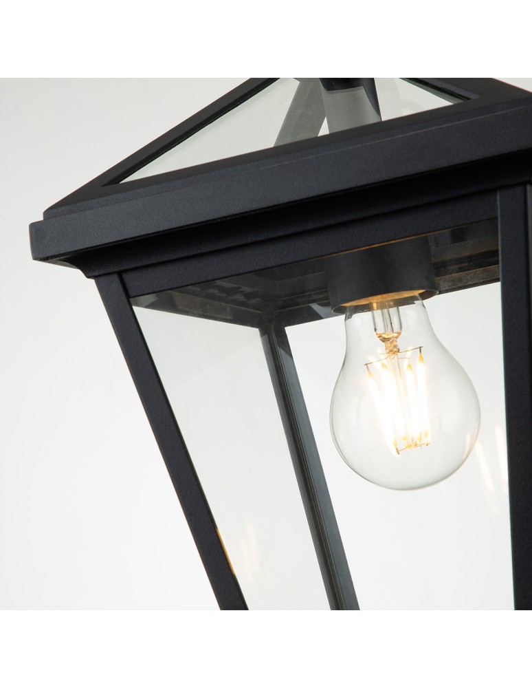 Quintiesse Mała latarnia wisząca Alford Place - 1 źródło światła IP44 Elstead Lighting QN-ALFORD-PLACE8-S-MB