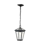Outdoor pendant lamps - Quintiesse Small pendant lantern Alford Place - 1 light source IP44 Elstead Lighting QN-ALFORD-PLACE8-S-MB - product 5