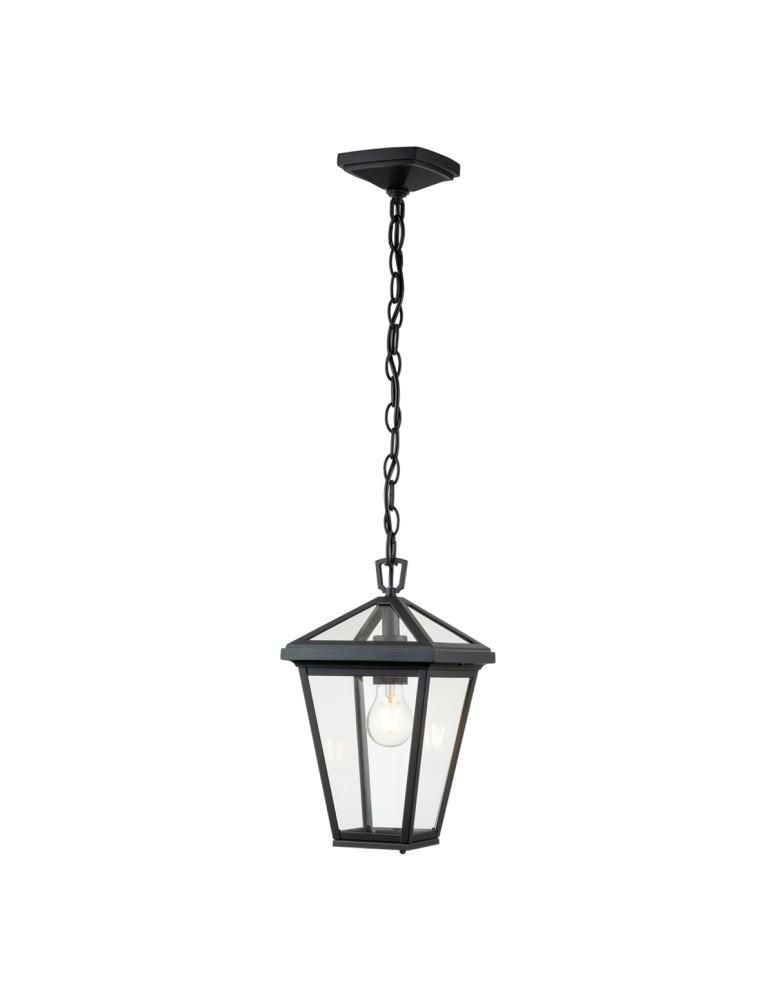 Quintiesse Mała latarnia wisząca Alford Place - 1 źródło światła IP44 Elstead Lighting QN-ALFORD-PLACE8-S-MB