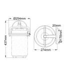 Quintiesse Duża latarnia naścienna Andover - 1 źródło światła IP44 Elstead Lighting QN-ANDOVER-L