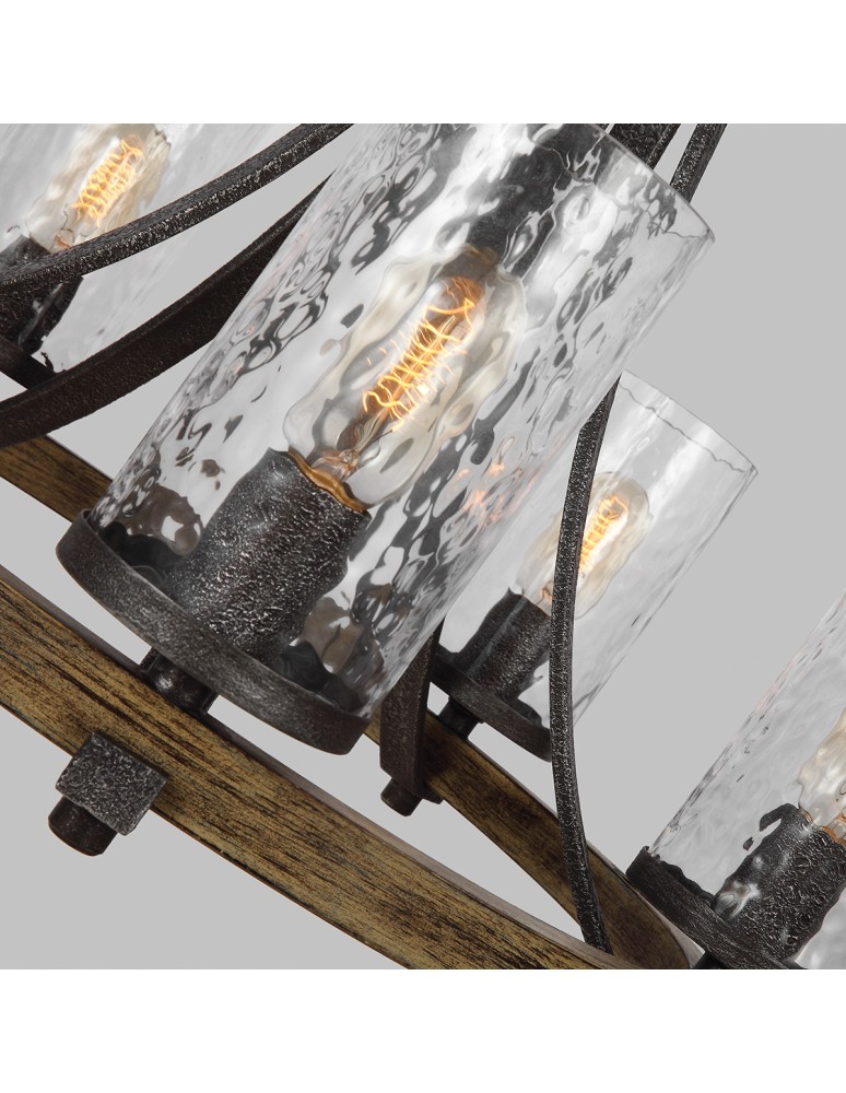 Rustic chandeliers - Quintiesse Angelo chandelier - 5 light sources Elstead Lighting QN-ANGELO5 - product kolory-swiatla.pl 2