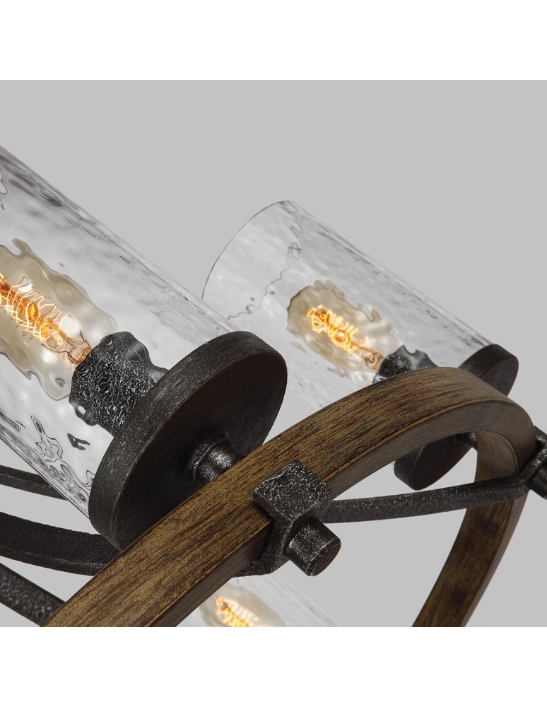 Rustic chandeliers - Quintiesse Angelo chandelier - 6 light sources Elstead Lighting QN-ANGELO6 - product kolory-swiatla.pl 2