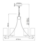 Quintiesse Żyrandol Angelo - 6 źródeł światła Elstead Lighting QN-ANGELO6