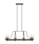 Pendant lamps over the island - Quintiesse Angelo chandelier - 8 light sources Elstead Lighting QN-ANGELO8-ISLE - product 5