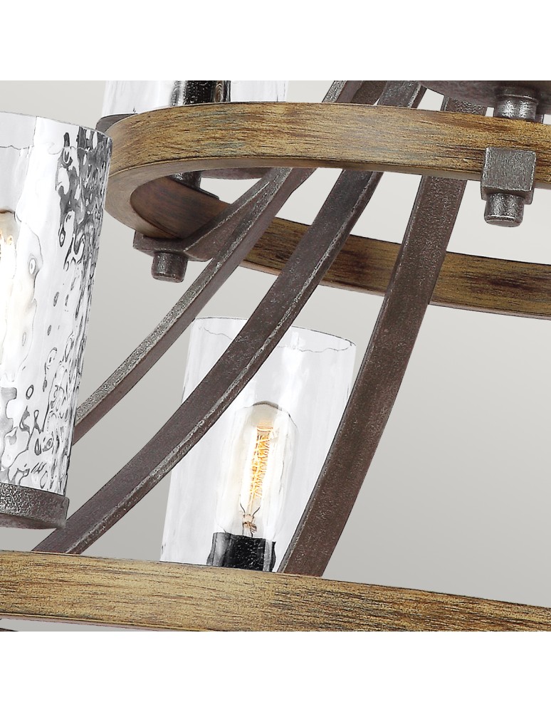 Rustic chandeliers - Quintiesse Angelo chandelier - 9 light sources Elstead Lighting QN-ANGELO9 - product kolory-swiatla.pl 5