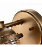 Bathroom wall lamps - Quintiesse Ashland Bay wall lamp - 1 light source - Natural brass IP44 Elstead Lighting QN-ASHLANDBAY1-NBR-BATH - product 2