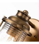 Bathroom wall lamps - Quintiesse Ashland Bay wall lamp - 1 light source - Natural brass IP44 Elstead Lighting QN-ASHLANDBAY1-NBR-BATH - product 3