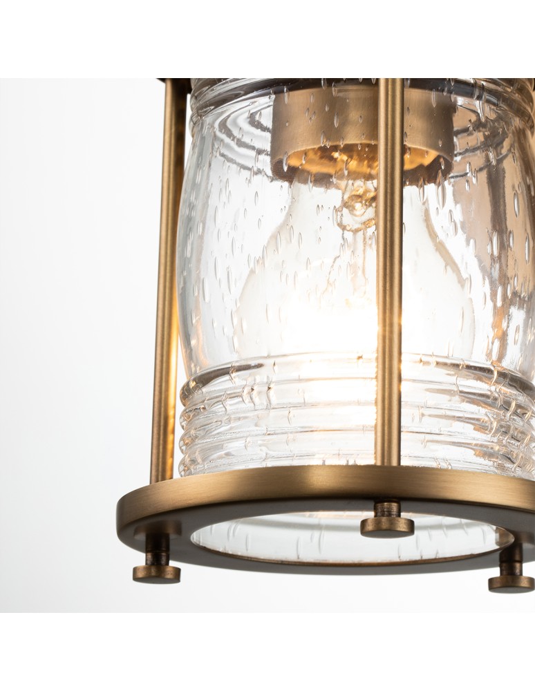 Bathroom wall lamps - Quintiesse Ashland Bay wall lamp - 1 light source - Natural brass IP44 Elstead Lighting QN-ASHLANDBAY1-NBR-BATH - product kolory-swiatla.pl 4