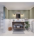 Quintiesse Kinkiet Ashland Bay - 1 źródło światła - Naturalny mosiądz IP44 Elstead Lighting QN-ASHLANDBAY1-NBR-BATH