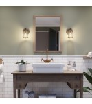 Quintiesse Kinkiet Ashland Bay - 1 źródło światła - Naturalny mosiądz IP44 Elstead Lighting QN-ASHLANDBAY1-NBR-BATH